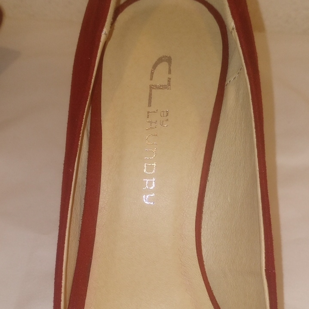 Elegant  Cherey Red Peep-Toe Heels CL BY LAUNDAY - Picture 6 of 7